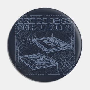 Kings of Leon Technical Drawing Pin