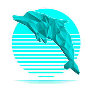 Low-poly Dolphin T-Shirt