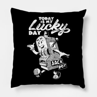 Lucky Day Jackpot Casino Fruit Machine Pillow