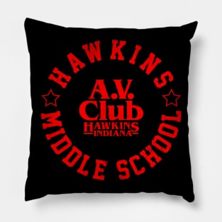 Hawkins Middle School AV Club Pillow