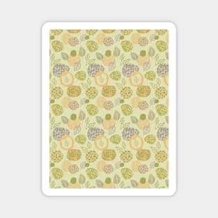 Geometric and natures summer colors Magnet