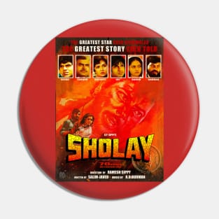 Sholay Red Gabbar Singh Pin