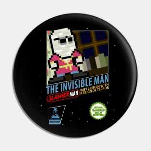 The Invisible Man Retro 8-Bit Pin