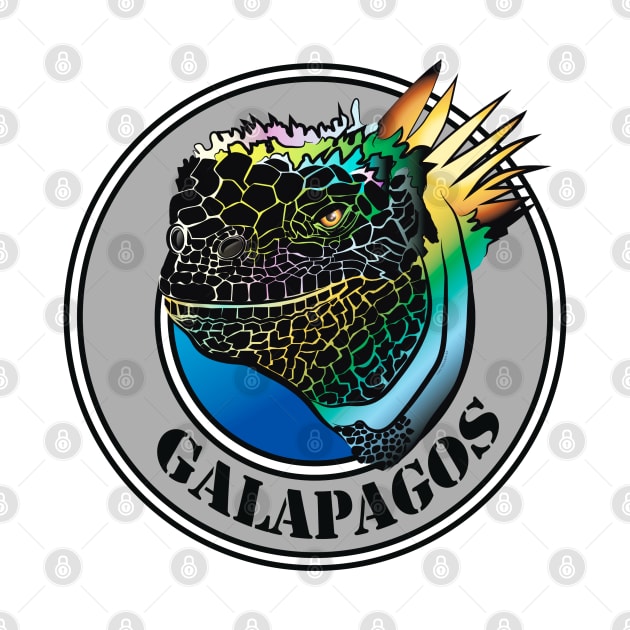 Galapagos Islands Iguana Marina by leeloolook