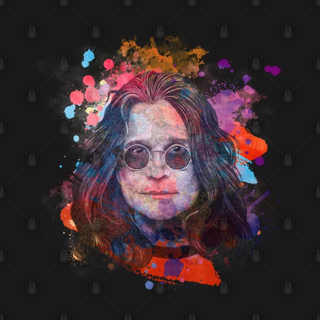 Ozzy Osborne - Watercolor Illustration by Punyaomyule