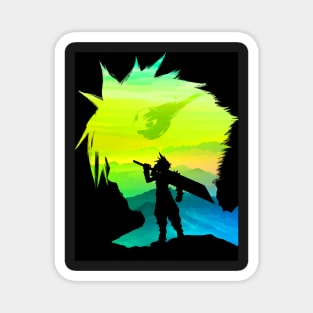 Cloud strife shadow Magnet