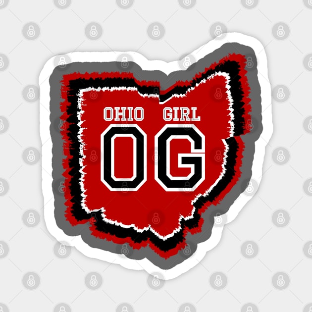 Ohio Girl Magnet by Official Friends Fanatic