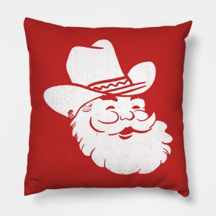 Howdy Santa Western Christmas Pillow