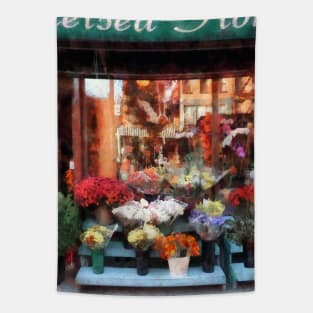 Manhattan NY - Chelsea Flower Shop Tapestry