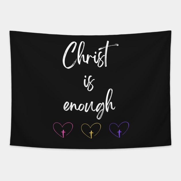 Christ is Enough V22 Tapestry by Family journey with God