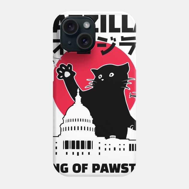 CATZILLA - King of Pawster Phone Case by uncommontee