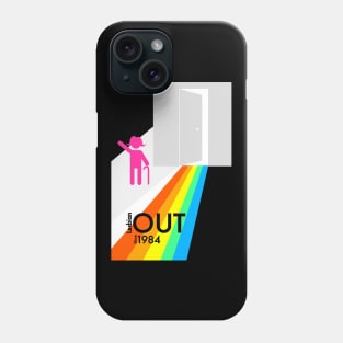 Lesbian out since 1984 Phone Case