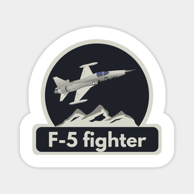 F-5 Light Fighter Aircraft Magnet by NorseTech