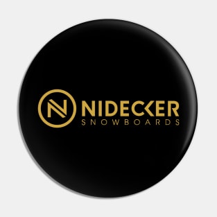 Nidecker 02 Yellow Snowboard Sticker Brand | Burton Nitro Capita Pin