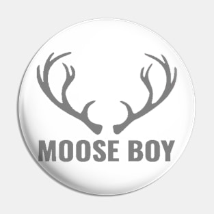 MOOSE BOY GREY/WHITE Pin