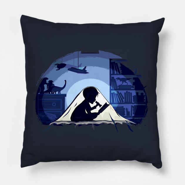 Adventure by Torchlight Pillow by renduh