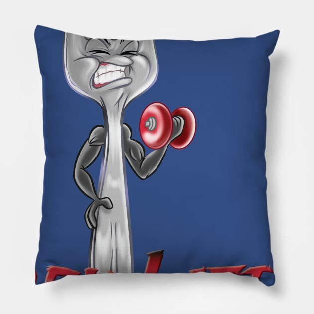 Fork Lift Pillow by Pigeon585