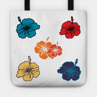 Colorful Hibiscus Tote