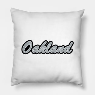 Football Fan of Oakland Pillow