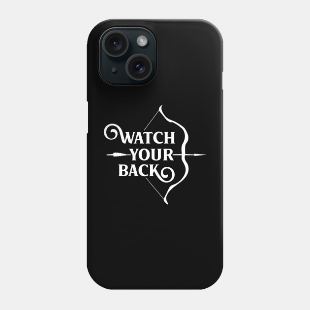 Watch Your Back Ranger Phone Case by pixeptional
