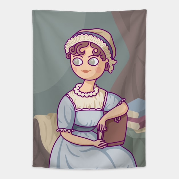 Jane Austen Tapestry by sombrasblancas