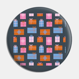 Gift boxes seamless pattern Pin