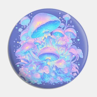 Psychedelic Mushroom Pin