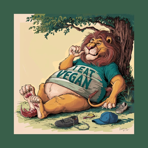 I eat vegan by Dizgraceland