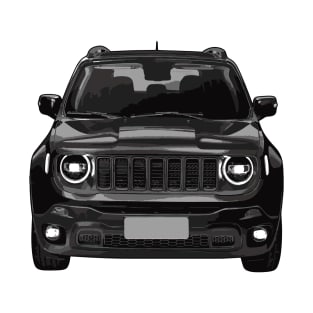 Black Jeep Renegade Illustration T-Shirt