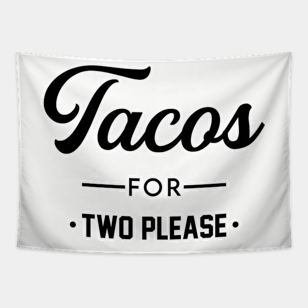 Tacos for two please. Pregnancy announcement. Perfect present for mom mother dad father friend him or her Tapestry by SerenityByAlex