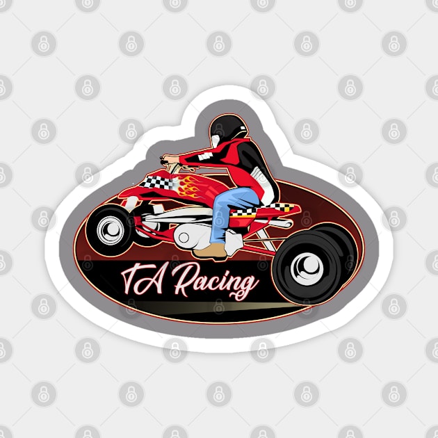 TA Racing Magnet by AdorableBadassRacing