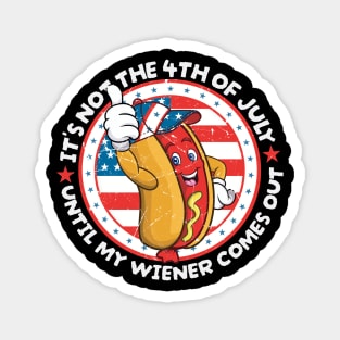 4th of july - weiner america Magnet