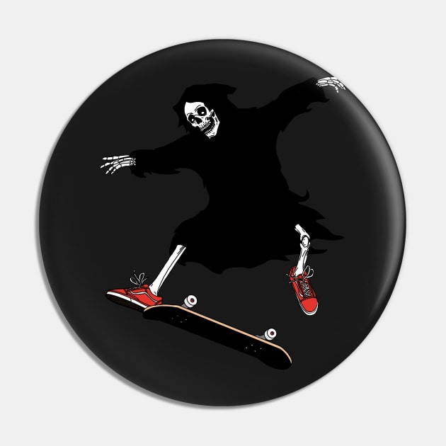 Grim reaper skateboard Pin by MaryJsi
