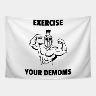 Exercise Your Demons Tapestry