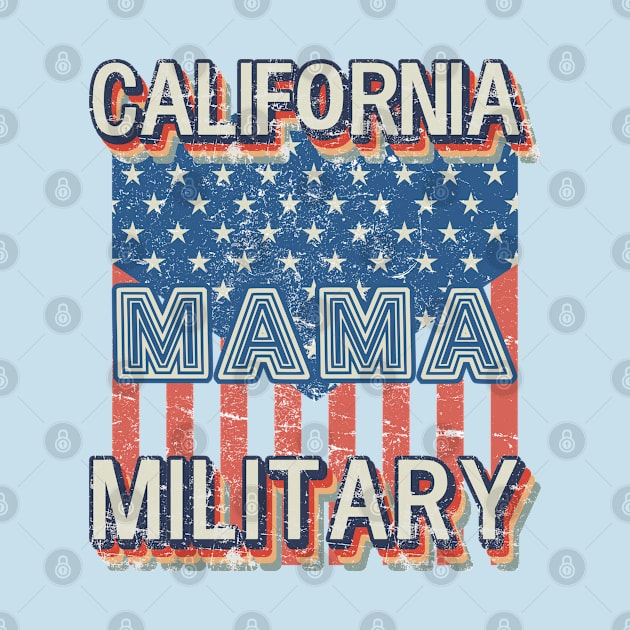 California Valor & Spirit: Retro-Inspired Military Hoodie with American Essence by RCRICK64