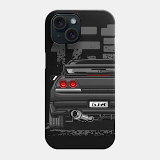 Monster Skyline GTR R33 (Black Obsidian) Phone Case