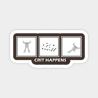 Crit Happens - Firemoth Eddition Magnet