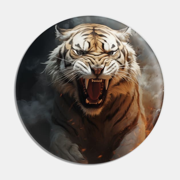 Tiger Roar Pin by Durro