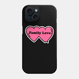 Family love,Happy day，Cat family,Cat miaw love Phone Case