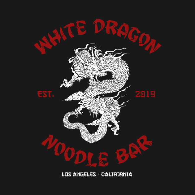 White dragon noodle bar by Melonseta