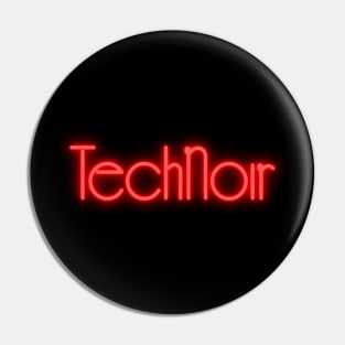 Technoir nightclub 80s logo from the movie Terminator Pin