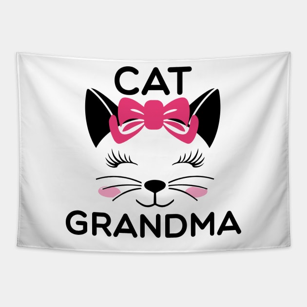 Cat Grandma / Cute Tapestry by DragonTees