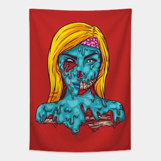 melted zombie skin Tapestry