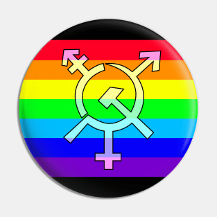 LGBTQ Commie Pride Pin