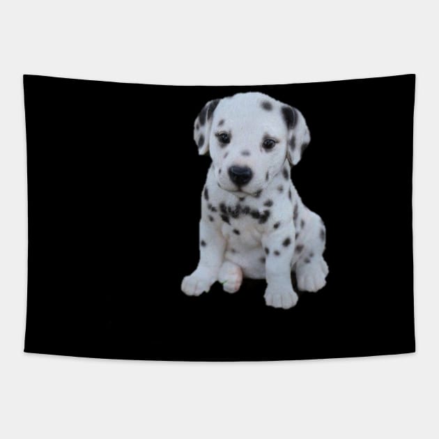 Cute puppy will white spots Tapestry by Opubo Design