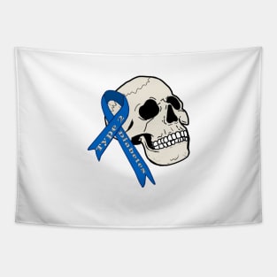 T2D Skull Ribbon Tapestry