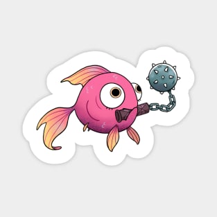 Smol and Angry Fish Magnet