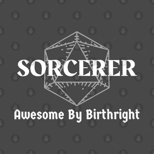 "Awesome By Birthright" DnD Sorcerer Class Print - Sorcerer Class - Phone Case