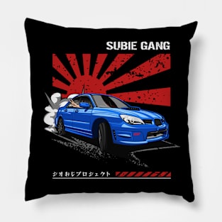 Subie Gang WRX STi (Special Blue) Pillow