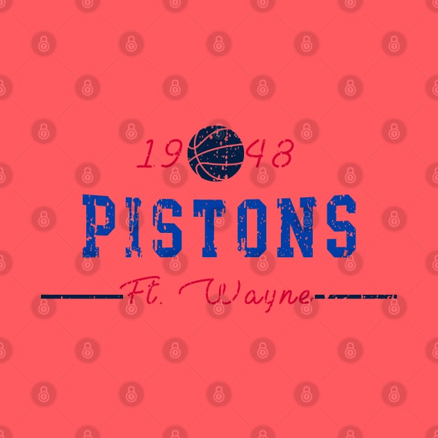 Ft. Wayne Pistons by HomePlateCreative